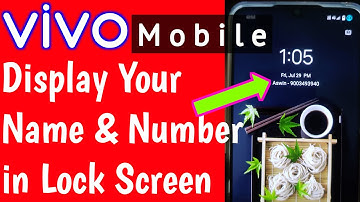 How to Set Lock Screen Owner Info in Vivo Tamil 2022 | Display Your Name and Number in Lock Screen