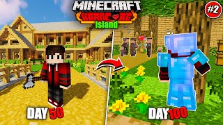 Surviving 100 DAYS in Minecraft SINGLE ISLAND🌴(PART 2) (HINDI) | survival island 100 days