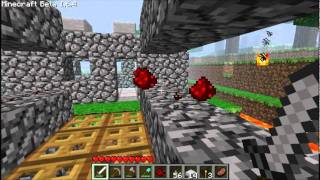 Minecraft Beta 1.6: A Trapdoor Drawbridge Trap