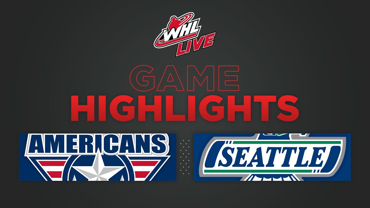 WHL Highlights Americans (3) at Thunderbirds (6)