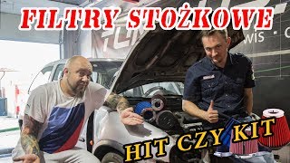 Sportowe filtry powietrza Stożkowe i wkładki [Hit czy Kit]