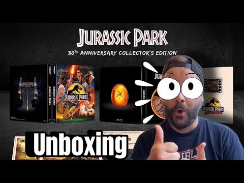 UNBOXING | Jurassic Park 4K UHD Blu-ray 30th Anniversary Collection 🦖 ...