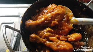 Saucy Chicken Leg @AbhinayasMenuBook