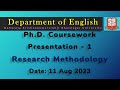 P1 research methodology  pcoursework  doemkbu