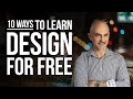 10 Ways to Learn Graphic Design for FREE - How To Learn Design Without Spending a Dime