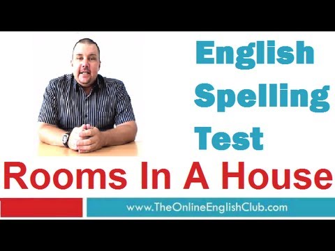 ♫ The rooms in a house song for kids (with spelling).♩ ♪ 