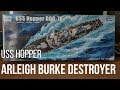 1/350 USS Hopper Arleigh Burke Class DDG-70 Trumpeter Kit Unboxing