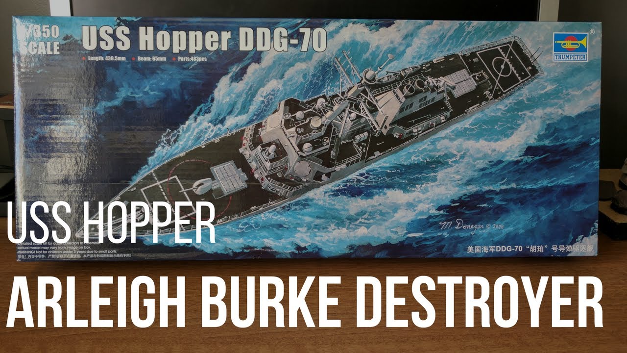  USS Hopper Ddg-70 Trumpeter 1  350  