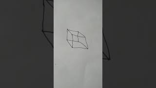 3 D Küp Nasıl Çizilir (Çok Kolay)