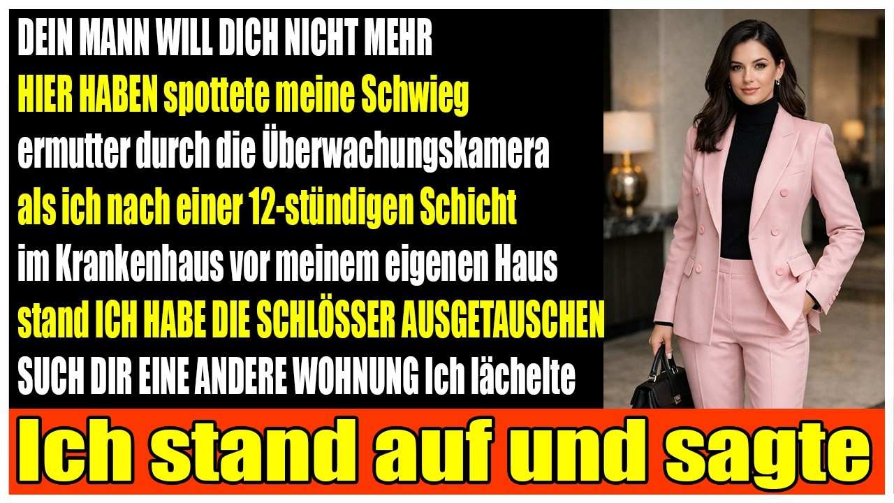 Meine Schwiegermutter hat die Schlösser an meinem Haus ausgetauscht  sie ahnte nicht, was ihr