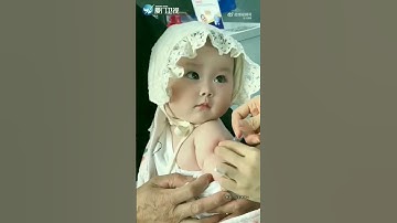 【大陸】心都要化了!樣可愛得像幅油 畫 河南一萌娃打針模