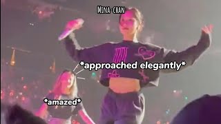 Mina meets her greatest *ballet* rival during their Last Waltz encore stage