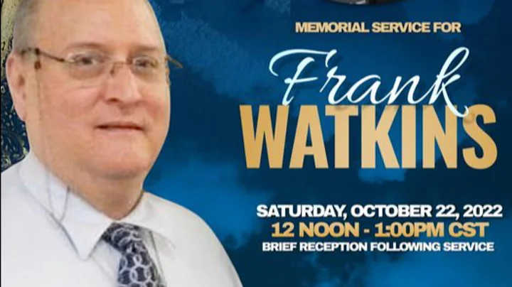 Memorial Service for Rev. Frank E. Watkins