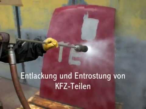 Entlackung und Entrostung von KFZ-Teilen