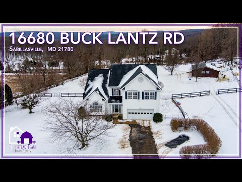 16680 Buck Lantz Road, Sabillasville, MD home video tour