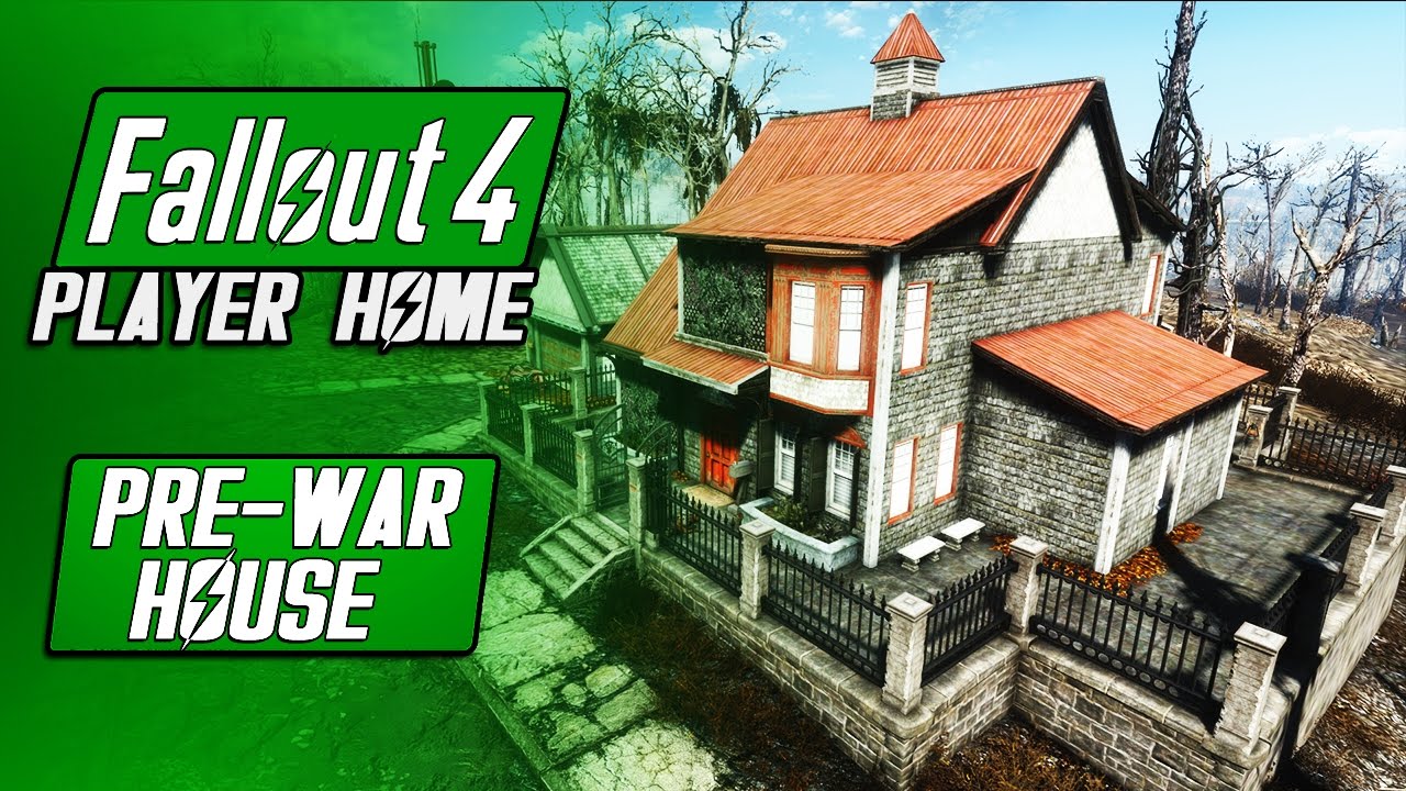 Best Fallout 4 Player Home On PS4 So Far! - Fallout 4 PS4 Mods - Includes  Backstory & Secrets! 