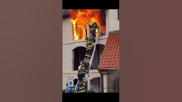 🔥 Witness the intensity of a heroic fire rescue! 🚒🔥 #shorts