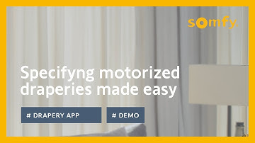Somfy Drapery App Overview