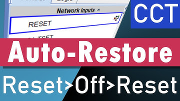 CCT Auto Restore Reset Point - Programming in Johnson Controls Controller Configuration Tool.