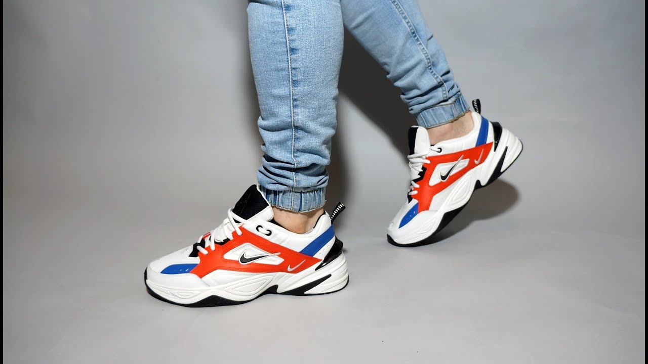 nike m2k tekno team orange