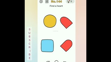 Brain Out-Can you pass it? || Find a heart || Level 144 || Answers ||