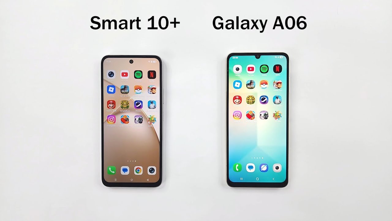 Samsung A06 vs Infinix Smart 10 Plus - SPEED TEST 