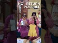NO RETURN NO EXCHANGE / RETURN REJECTED #ai #aishorts #myntra #flipkart #amazon #onlineshopping