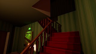 Going Upstairs In The Hello Neighbor Announcement Trailer House (Hello Neighbor Prototype)