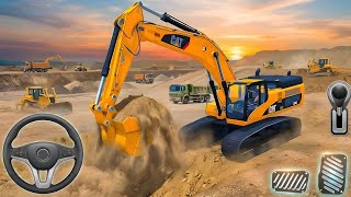 👷City Road Construction Simulator 3D 🚧 | Heavy Excavator & Truck - Android Gameplay screenshot 4