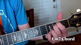 How to play the Em7 Chord on guitar