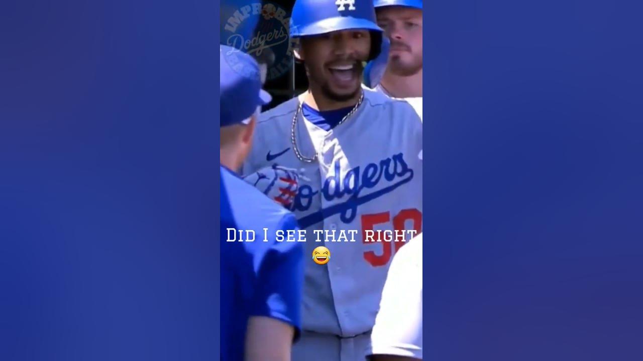 Mookie Betts 🍾🤣 X-RATED Dodgers Home Run Celebration