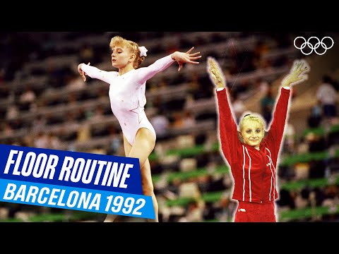 Floor routines in Barcelona 1992! 🤸🏽