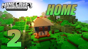 Minecraft : Pocket Edition - Gameplay Walkthrough | Kamal Gameplay | Part 2 House (Android, iOS)