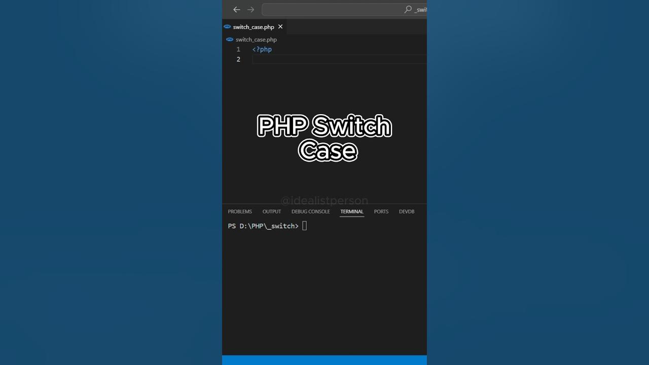Php Switch Case #php #code #coding #web #shorts #software #developer ...