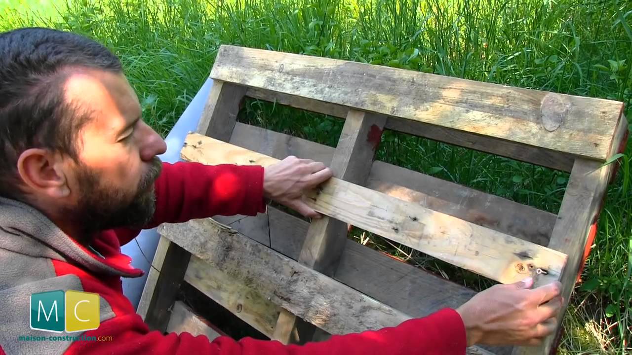 Mur végétal en palette youtube