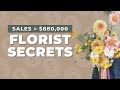Exposing my 6figure flower business  behind the scenes of a real 880000 flower shop