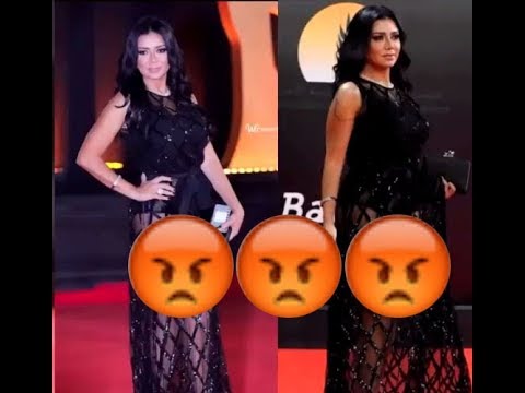 شاهد " فضيحة فستان الفنانة رانيا يوسف " الذي أثار ضجة على مواقع التواصل !!