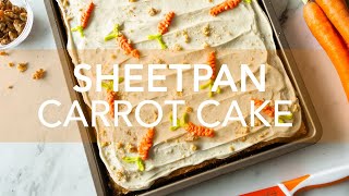 Get the recipe: http://www.goodcook.com/sheetpan-carrot-cake/ this
simple and delicious sheetpan carrot cake is perfect for easter other
special occasion...