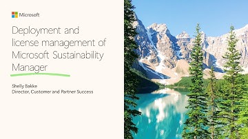 Deployment and licensing for Sustainability Manager - Cloud for Sustainability Tech Summit May 2024