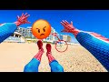 SPIDER MAN TWINS ESCAPING ANGRY MOM Extreme Parkour Chase POV 