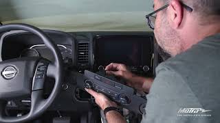 Dash Kit Installation - Fits 2022 -2024 Nissan Frontier (95-7641B)