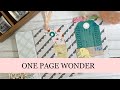 ONE Page Wonder - Use Your 12" Papers - Tutorial - Ephemera Holder - Snail Mail Ideas