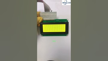 20*4 character dot matrix LCD module, yellow and green. #electronic #ledscreendisplay