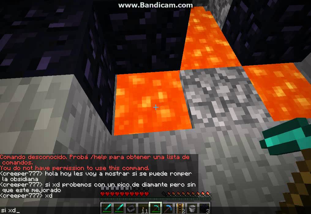 videotutoriales tutorial 1 minecraft se puede romper la obsidiana