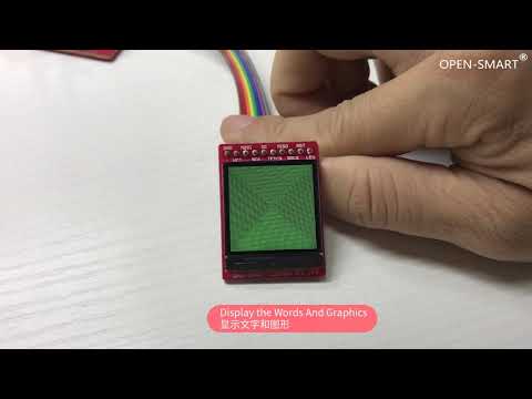 OPEN SMART 1 3inch IPS TFT LCD Display with MicroSD Card Socket Breakout Module tutorial for Arduino