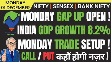 MONDAY FREE TRADE SETUP | NIFTY & BANK NIFTY PREDICTION AND ANALYSIS FOR MONDAY, 01 DECEMBER 2025