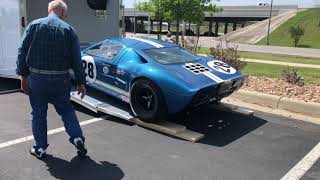 Unloading GT40 at Texas Cobra Club Meet
