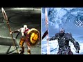 Draupnir spear vs arms of sparta  god of war ragnarok vs ghost of sparta