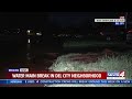 Water main break impacts Del City neighborhood