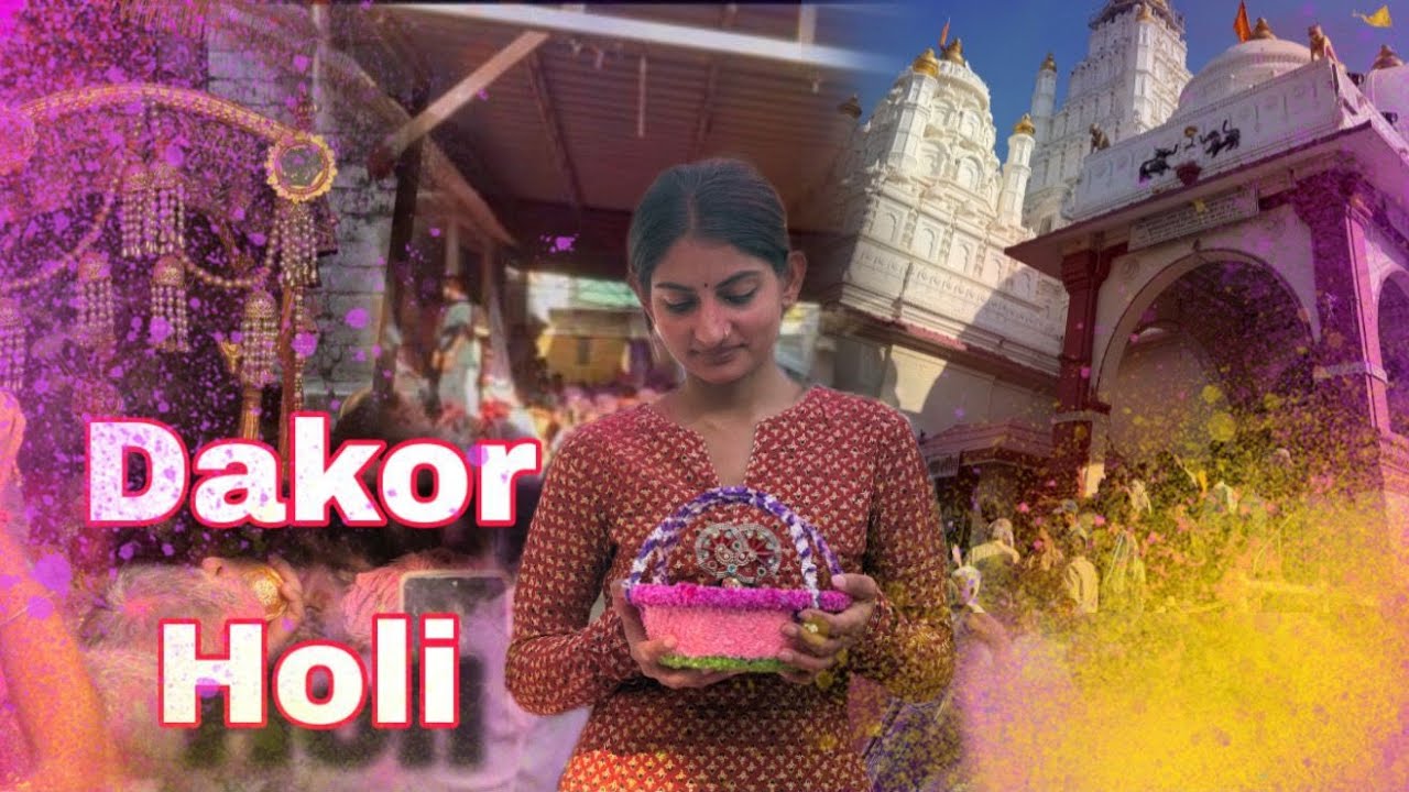 Holi khelne gye dakor 🫟❤️#dakortemple#yutube#famlivlog#viralvideo#vlog 